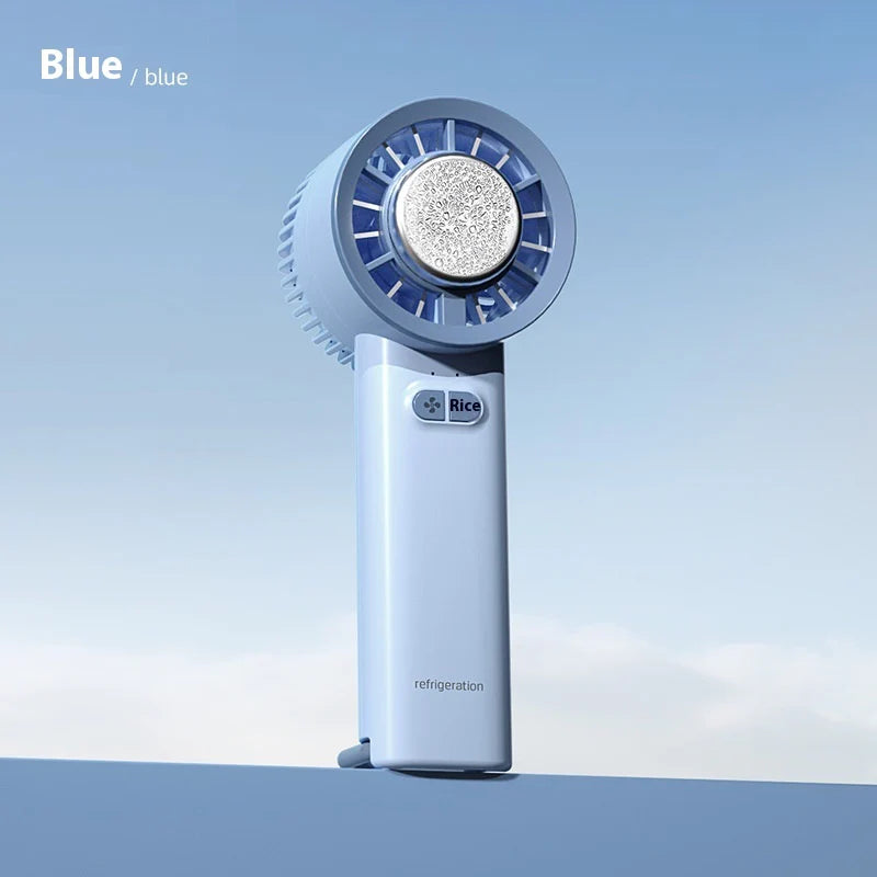 2024 Summer Handheld Turbo Jet Fan - Mini Portable High-Speed Brushless Motor Cooling Device
