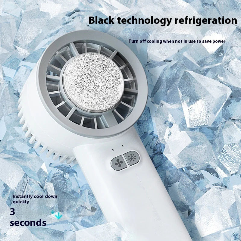 2024 Summer Handheld Turbo Jet Fan - Mini Portable High-Speed Brushless Motor Cooling Device