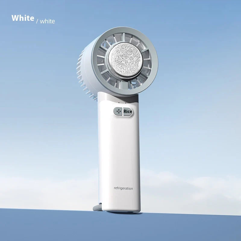 2024 Summer Handheld Turbo Jet Fan - Mini Portable High-Speed Brushless Motor Cooling Device